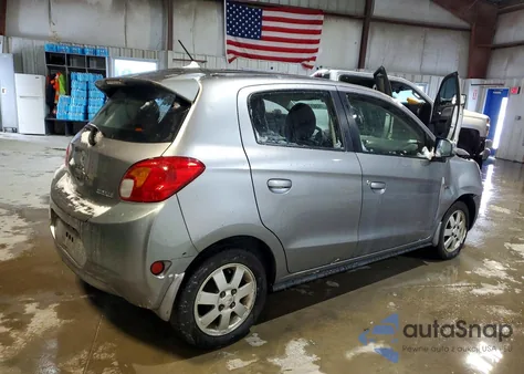 2015 Mitsubishi Mirage Es z USA, uszkodzony, nr VIN ML32A4HJ2FH043343